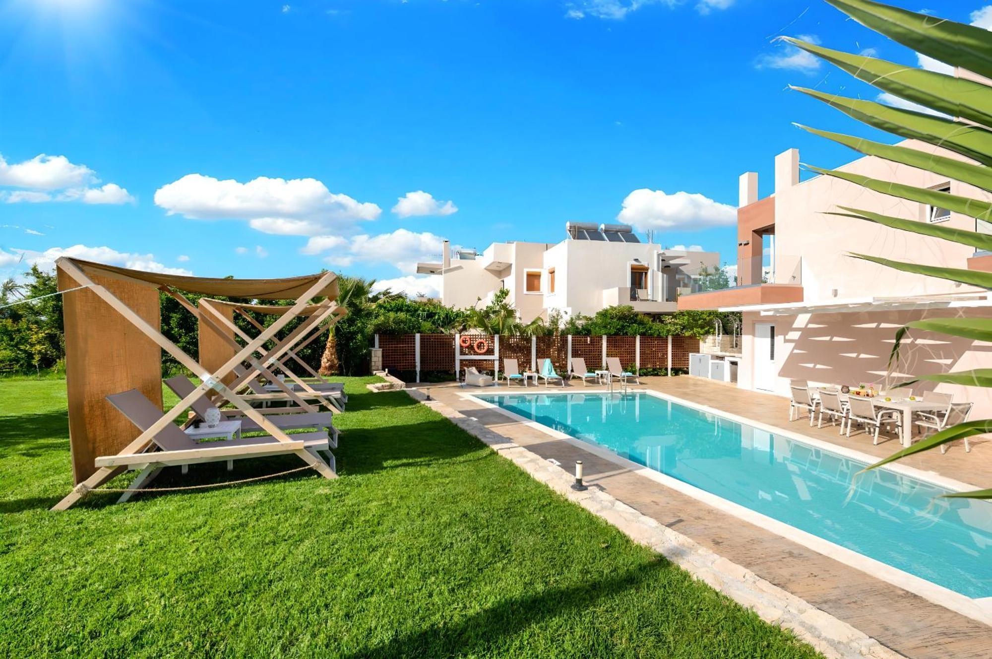 Allas Villa Heated Pool Chania  Luaran gambar